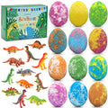Lisotera Easter Bath Bombs for Kids with Surprise Toys Inside – 12pc Dino Egg Gift Set