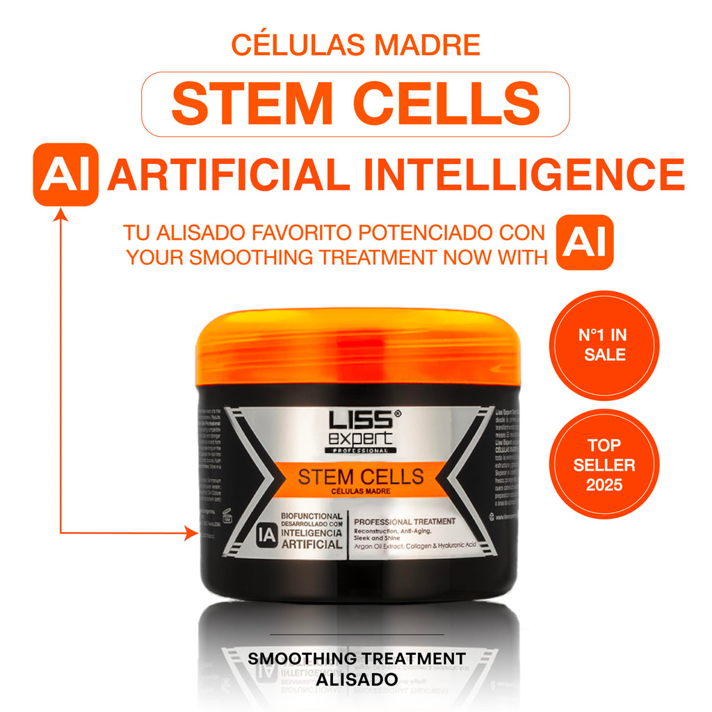 Liss Expert Hair Treatment Set – Stem Cells Express + Divine Oil, 2-Piece (8.45 oz + 1.69 oz)
