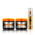 Liss Expert Hair Treatment Set – Stem Cells Express & Divine Oil 1.69 oz, Organic Smoothing Treatment 500 ml