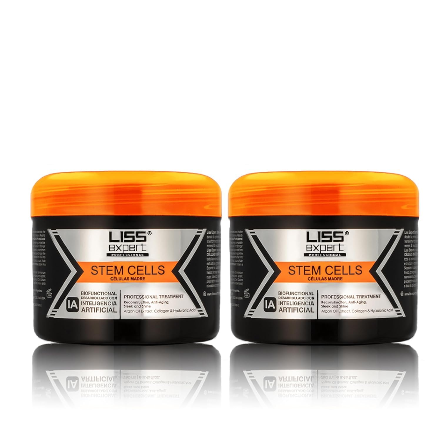 Liss Expert Hair Treatment Set – Stem Cells Express + Divine Oil, 2-Piece (8.45 oz + 1.69 oz)