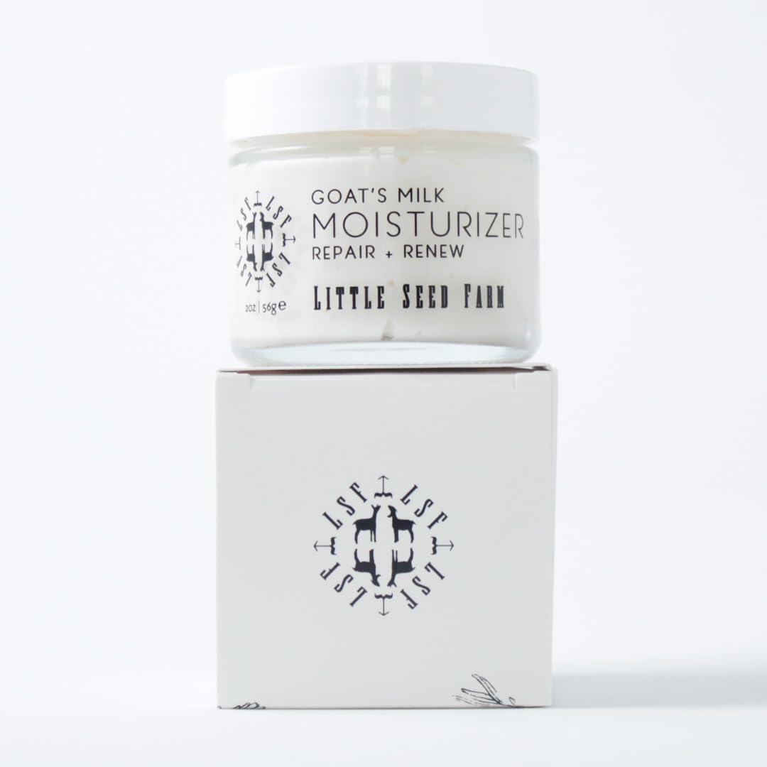 Little Seed Farm Goat's Milk Face Moisturizer – All Natural Organic Face Cream, 2 Oz