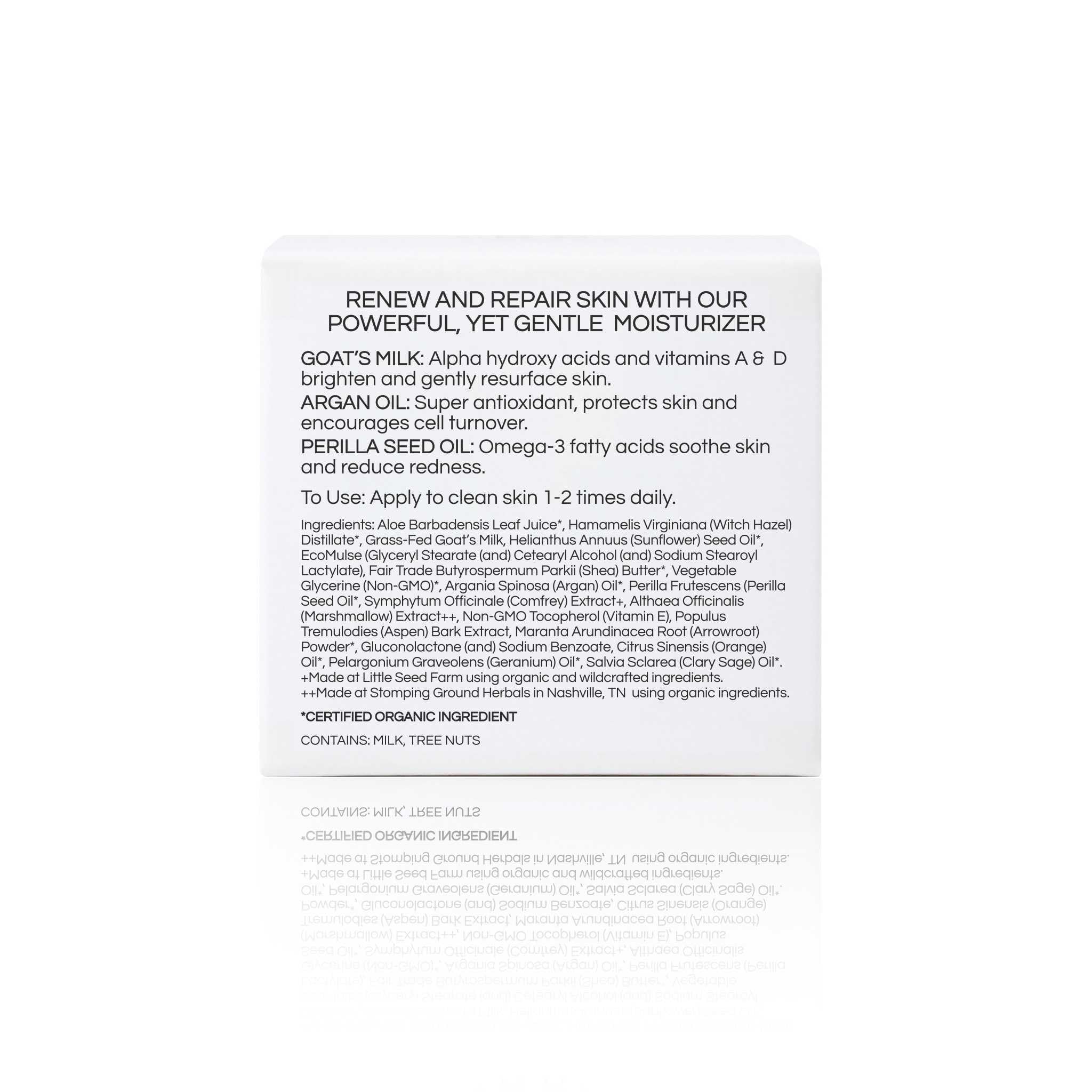Little Seed Farm Goat's Milk Face Moisturizer – All Natural Organic Face Cream, 2 Oz