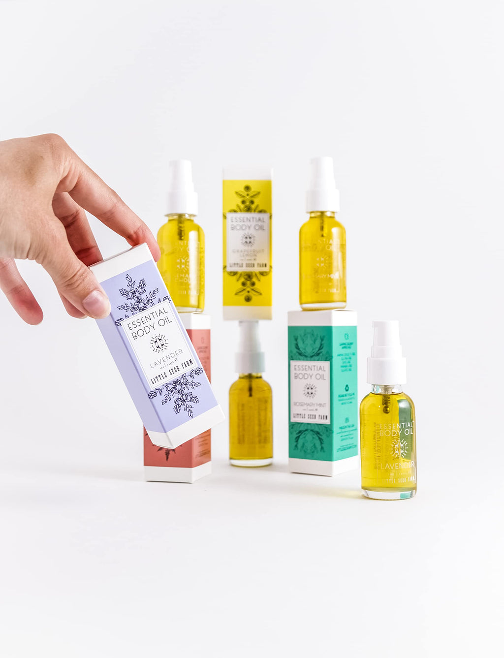 Little Seed Farm Essential Body Oil – Lavender, 4 oz | Gentle, Non-Greasy