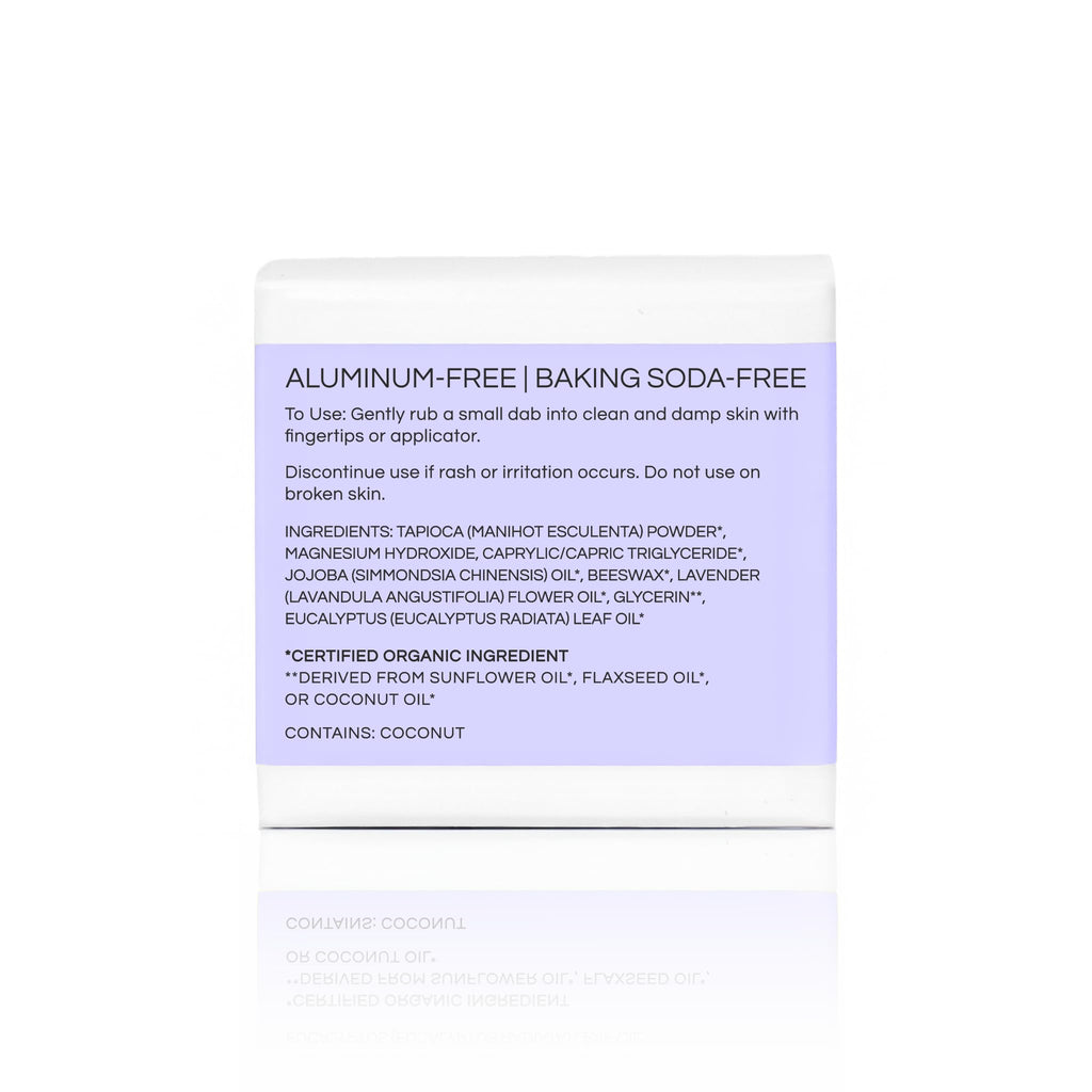 Little Seed Farm All Natural Lavender Deodorant Cream – Aluminum-Free, Baking Soda-Free, 68g (2.4oz)