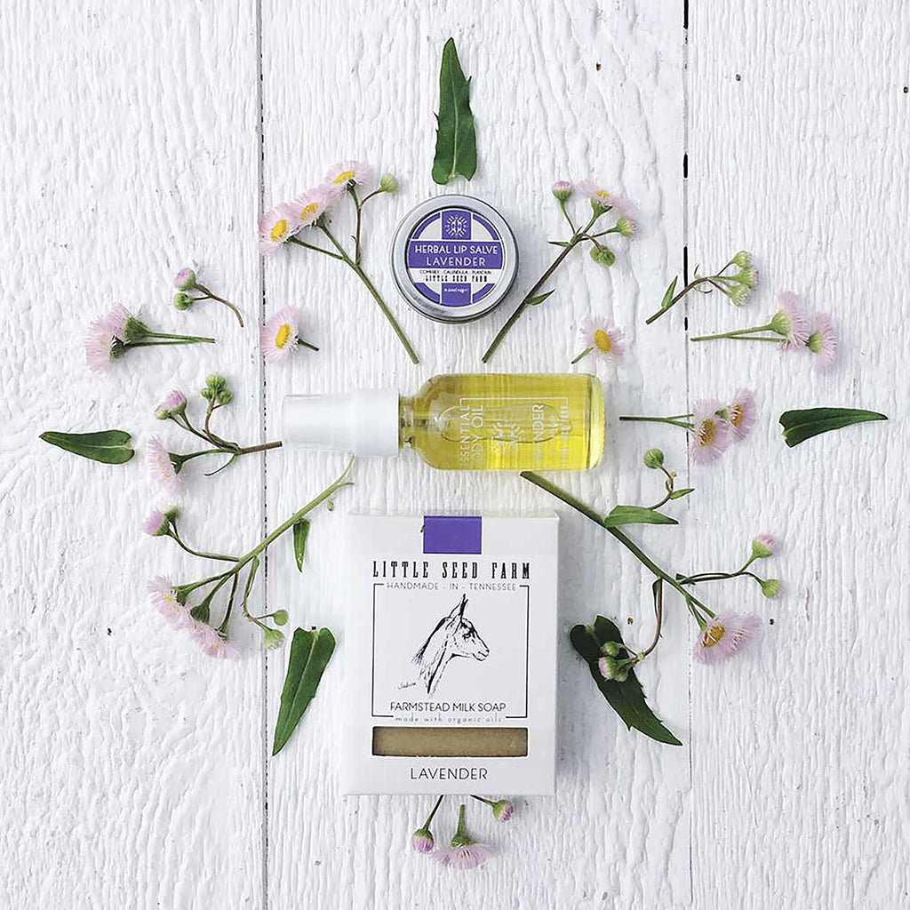 Little Seed Farm Essential Body Oil – Lavender, 4 oz | Gentle, Non-Greasy