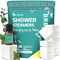 LIUCED 14+1 Shower Steamers Aromatherapy Pack – Eucalyptus & Mint, 5ml Eucalyptus Oil, Gifts for Her