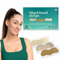 LivaClean 75 CT Pore Strips with Salicylic Acid, Witch Hazel & Aloe Vera – Blackhead Remover for Nose Pores