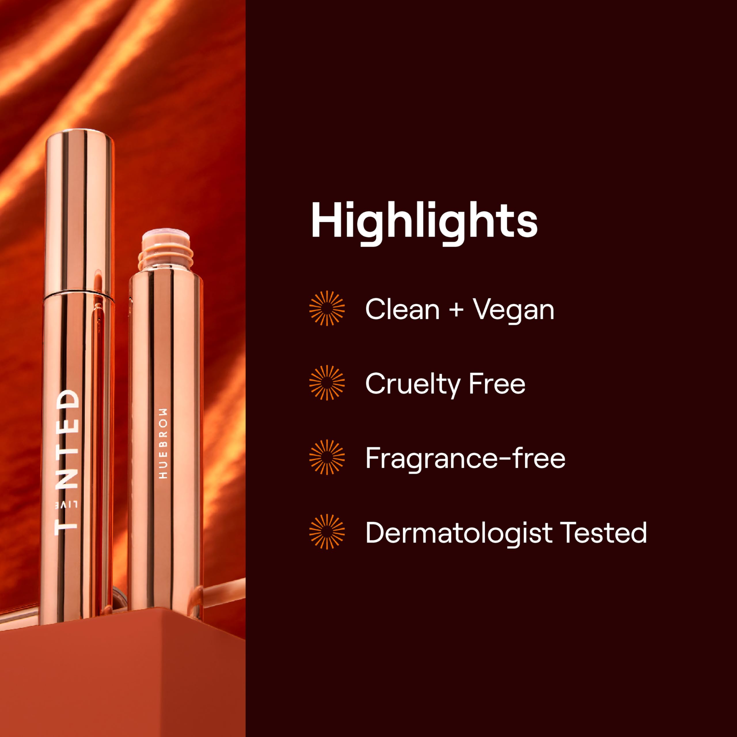 Live Tinted Huebrow Clear Eyebrow Gel – Flexible Hold & Dual-Sided Applicator