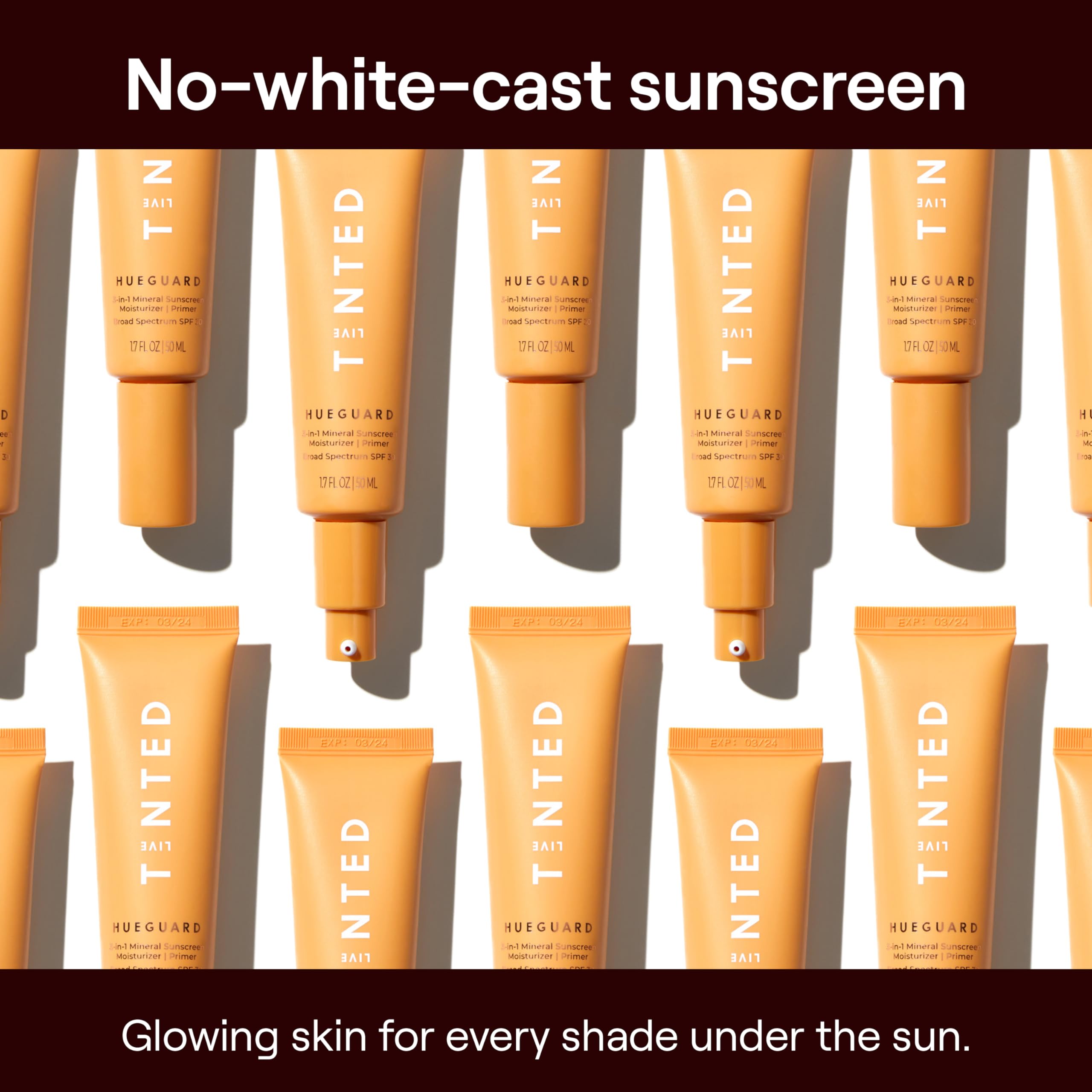 Live Tinted Hueguard 3-in-1 Mineral Sunscreen SPF 30 – Moisturizer & Primer for Face & Body, 1.7 oz