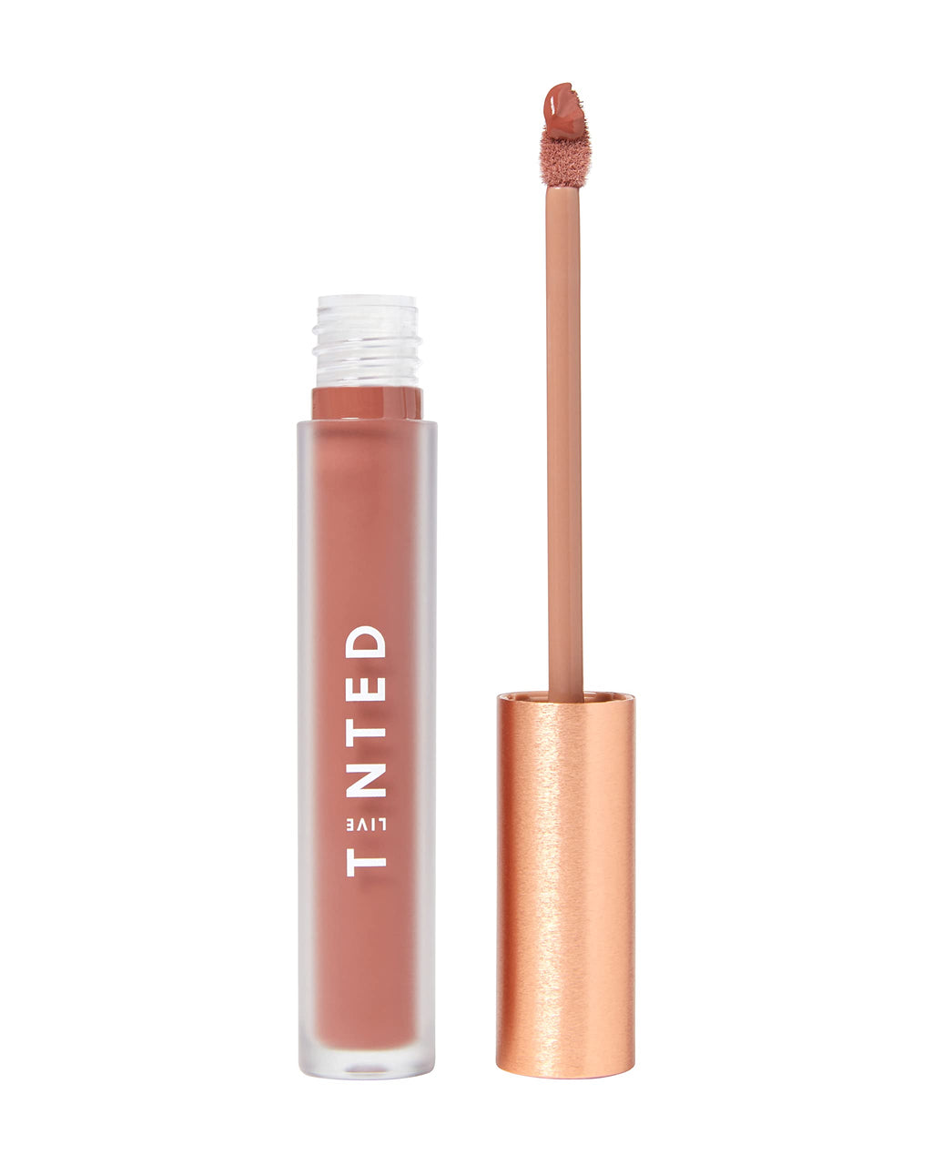 Live Tinted Huelip Liquid Lip Crème – Weightless, Long-Lasting Matte Lip Color with Hyaluronic Acid & Jojoba Oil (0.09 fl oz, Warm Brown)