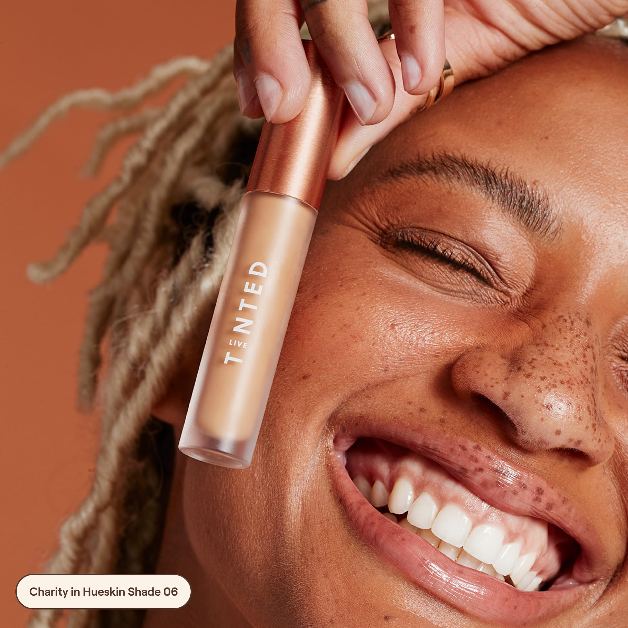 Live Tinted Hueskin Serum Concealer - Medium-to-Full Coverage, Shade 6, Niacinamide & Hyaluronic Acid