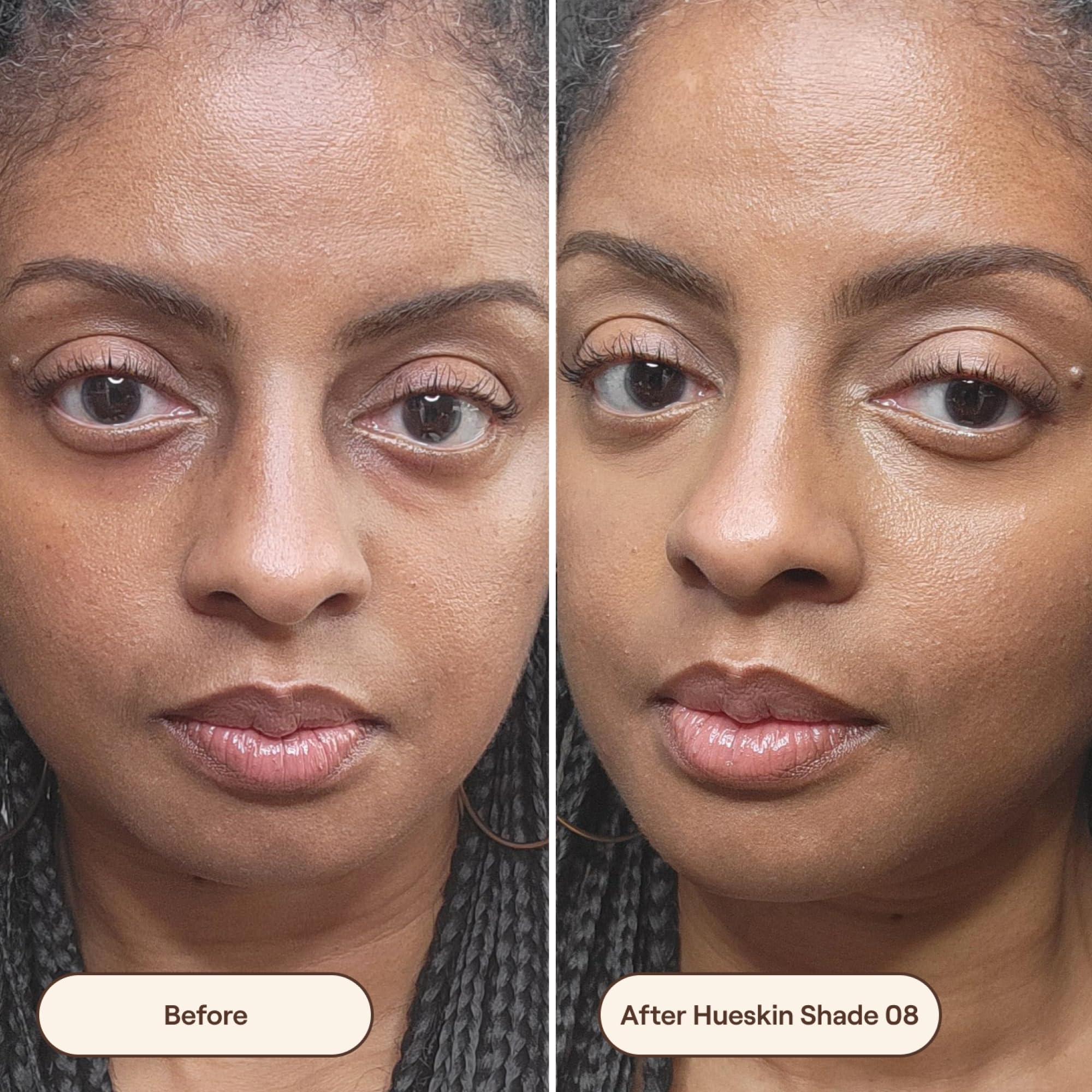 Live Tinted Hueskin Serum Concealer - Medium-to-Full Coverage with Niacinamide & Hyaluronic Acid | Shade 8