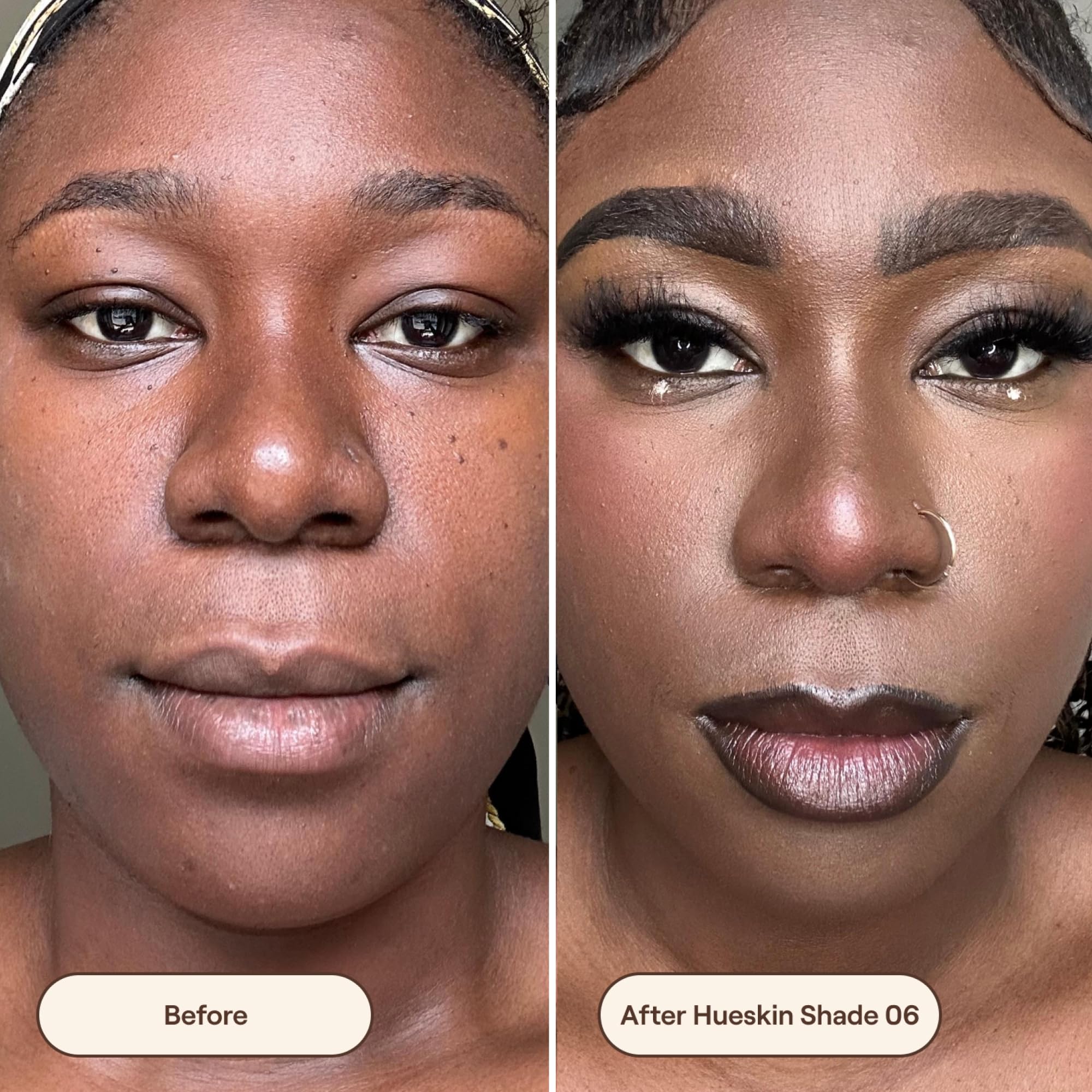 Live Tinted Hueskin Serum Concealer - Medium-to-Full Coverage, Shade 6, Niacinamide & Hyaluronic Acid