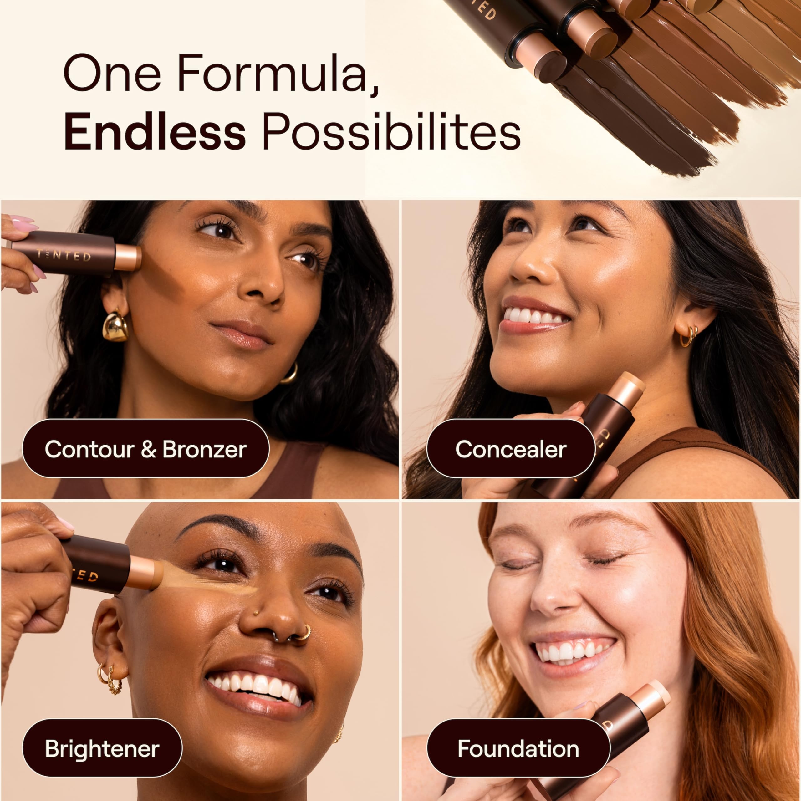 Live Tinted HUESTICK Complexion Stick – Buildable Coverage, Soft Matte Finish, Long-Wear (Shade 20)