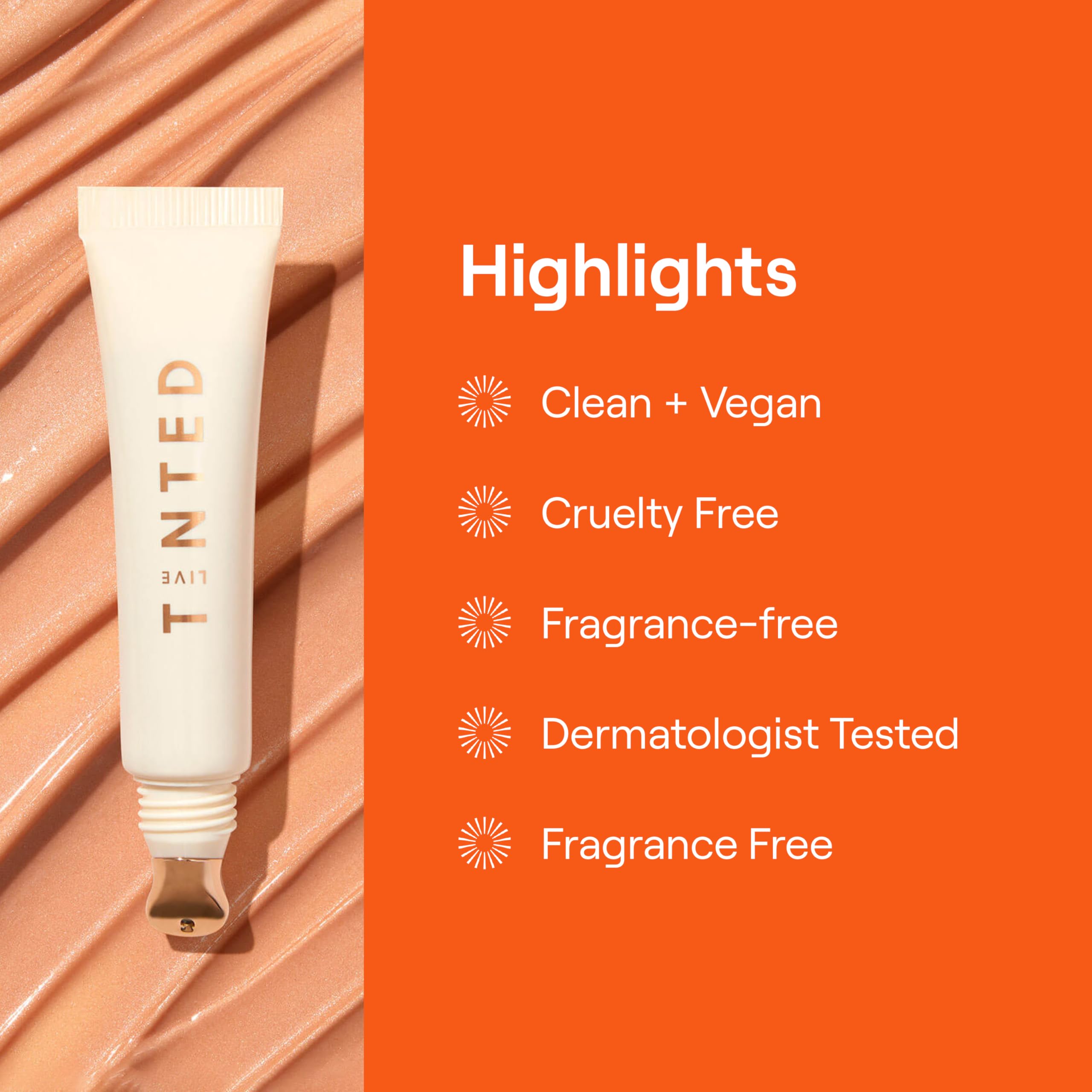 Live Tinted Superhue Brightening Eye Cream – Hydrating, Cooling Applicator, Niacinamide & Vitamin C, 0.5 fl oz