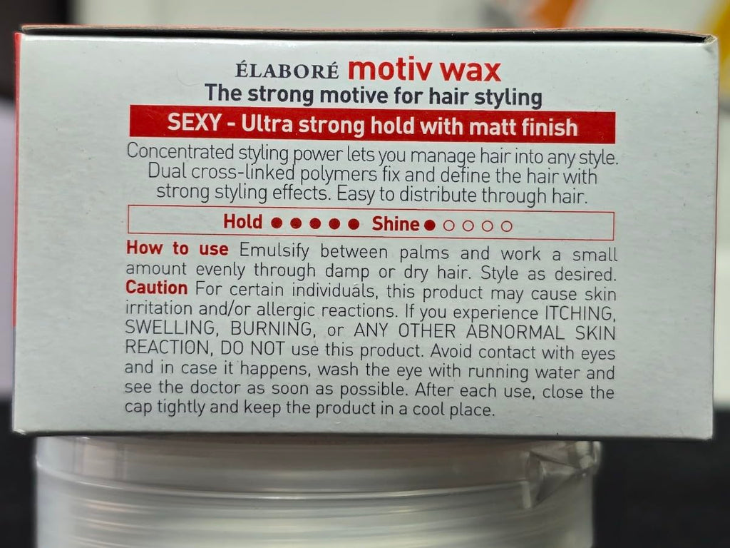Livegain Motiv Wax Sexy 100 ml – Strong Hold, Matte Finish, Easy Washout