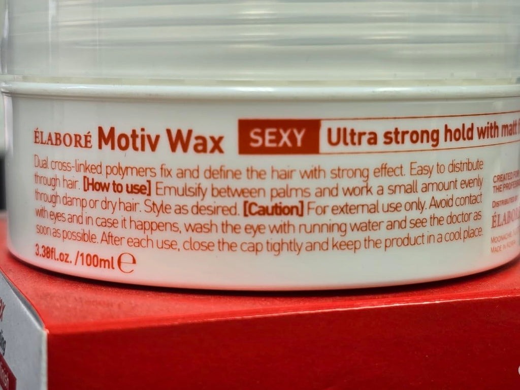 Livegain Motiv Wax Sexy 100 ml – Strong Hold, Matte Finish, Easy Washout