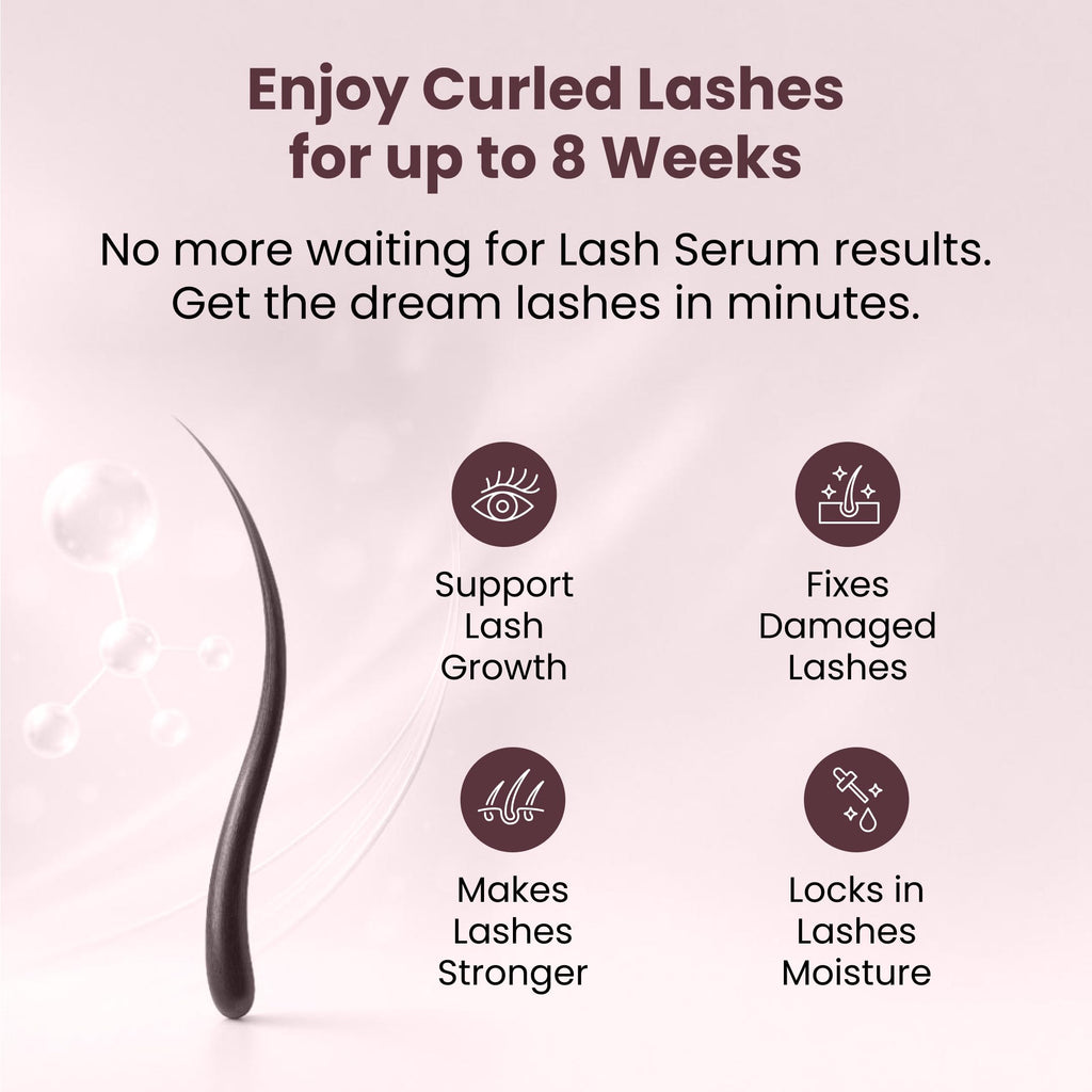 LIVIA Lash Lift Kit – Korean Formula, Salon-Quality Curls at Home, 8 Weeks, Complete DIY Perm Kit