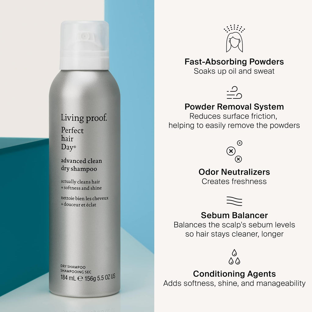 Living Proof Dry Shampoo Perfect Hair Day Advanced Clean 2-Pack (5.5 oz)