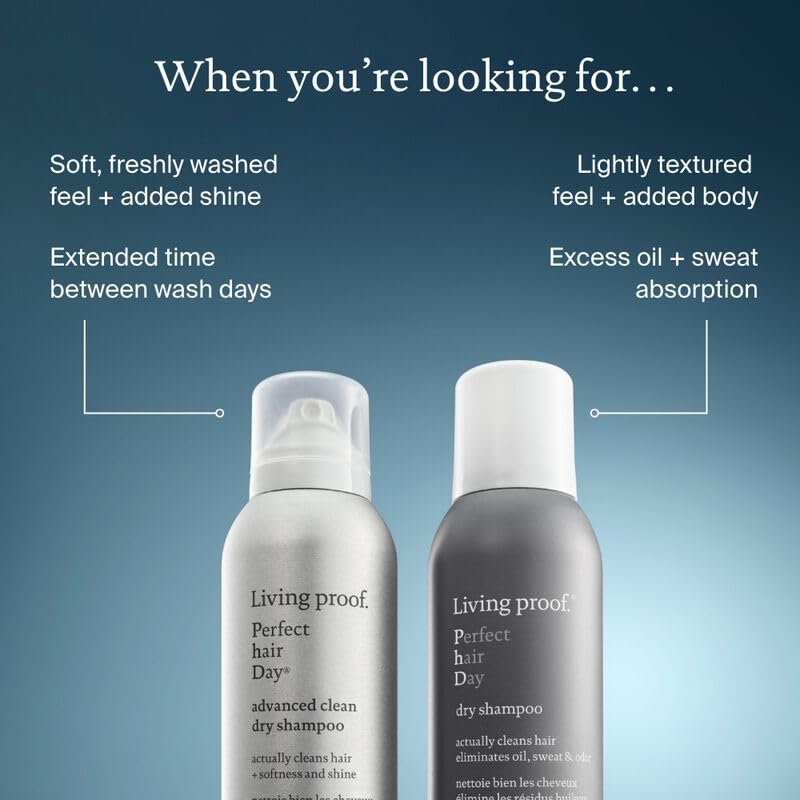 Living Proof Dry Shampoo Perfect Hair Day – 5.5 oz, 2-Pack