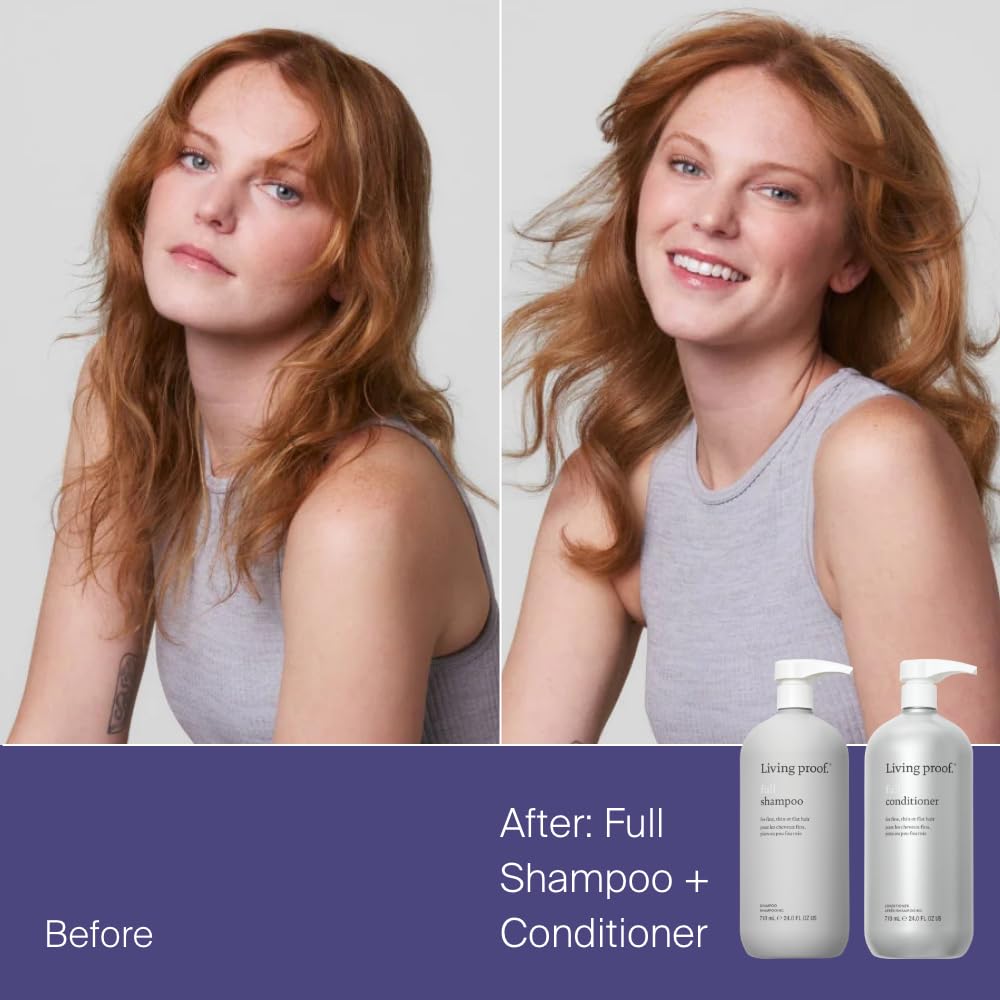 Living Proof Lasting Volume Holiday Kit: Jumbo Full Shampoo & Conditioner + Travel-Size Advanced Clean Dry Shampoo