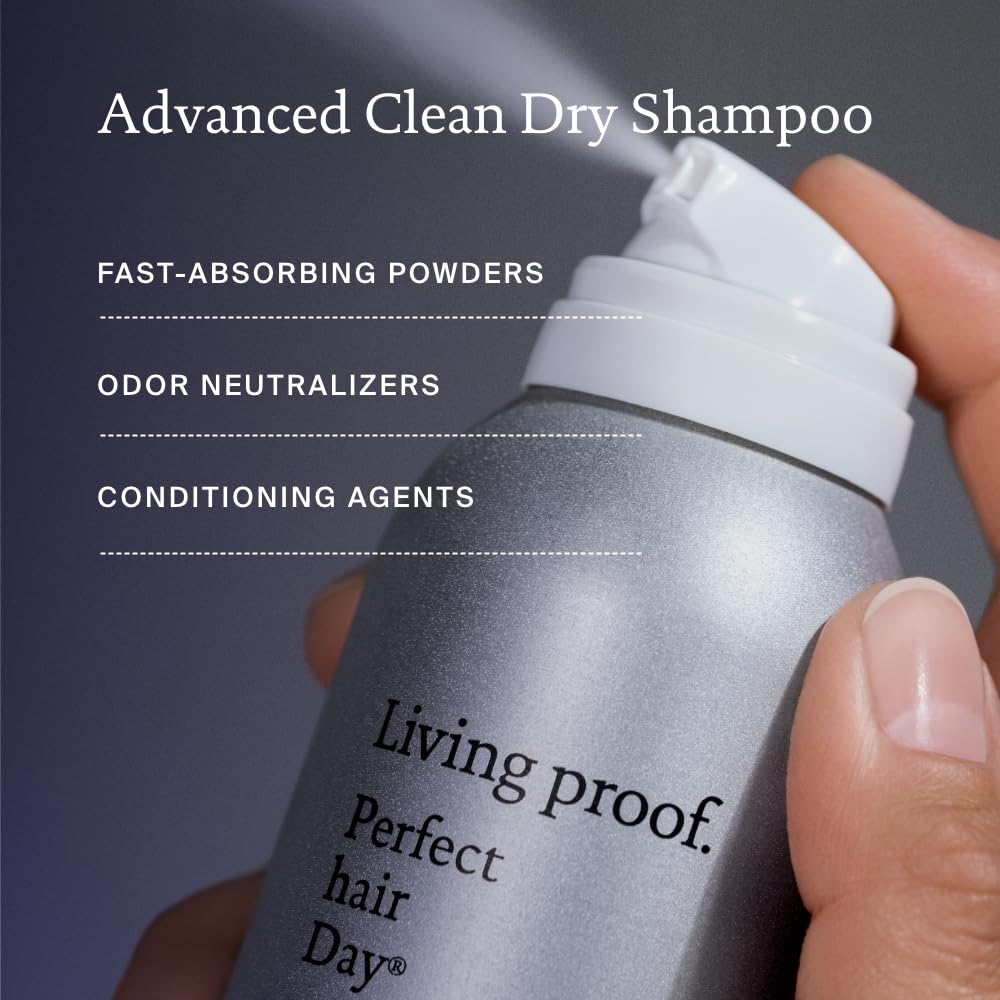 Living Proof Lasting Volume Holiday Kit: Jumbo Full Shampoo & Conditioner + Travel-Size Advanced Clean Dry Shampoo
