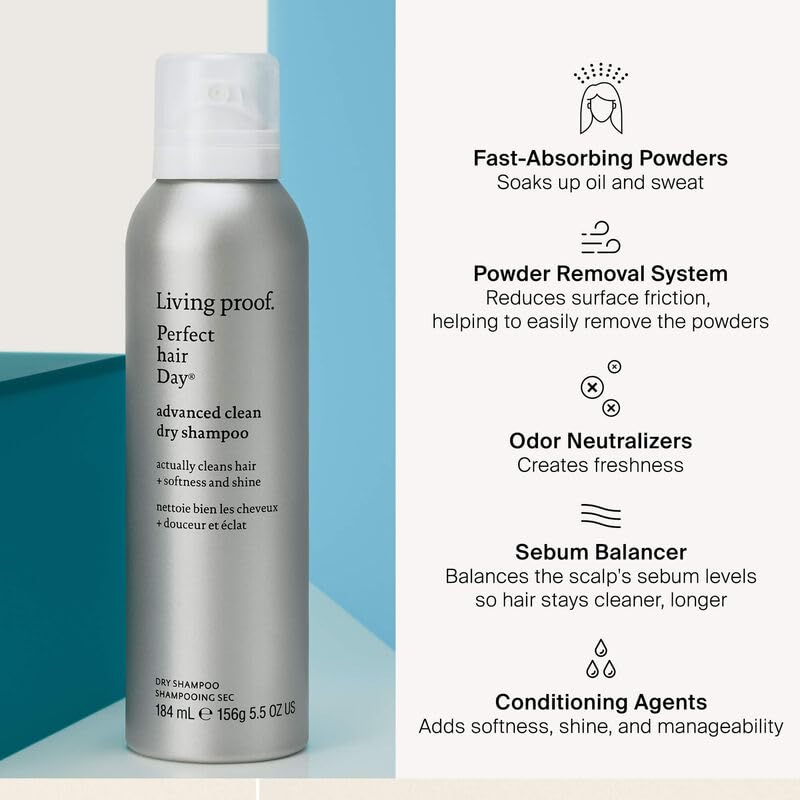 Living Proof Travel Size Bundle – Advanced Clean Dry Shampoo + Dry Volume & Texture Spray