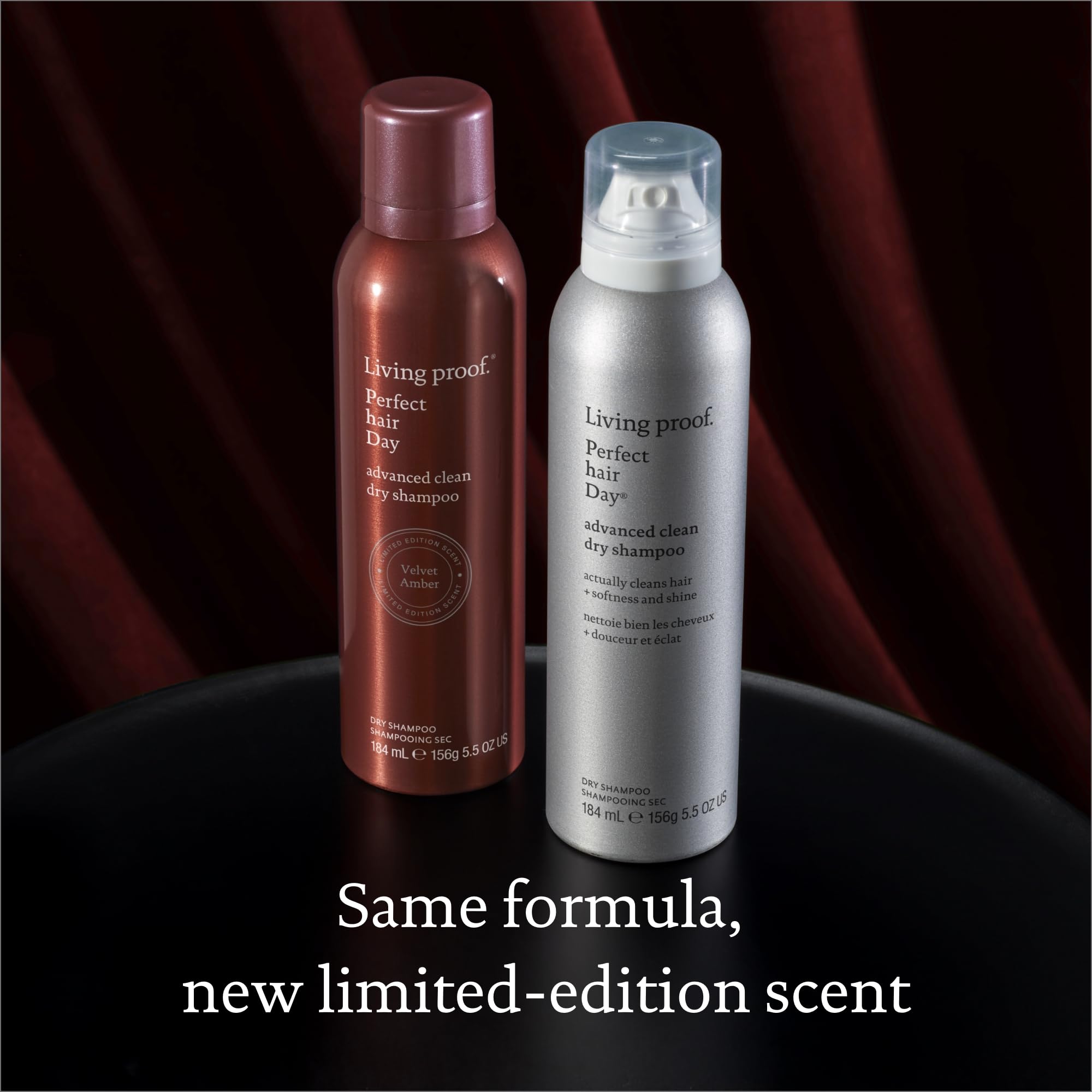 Living Proof Perfect Hair Day Advanced Clean Dry Shampoo – Velvet Amber Limited Edition, 5.5 oz