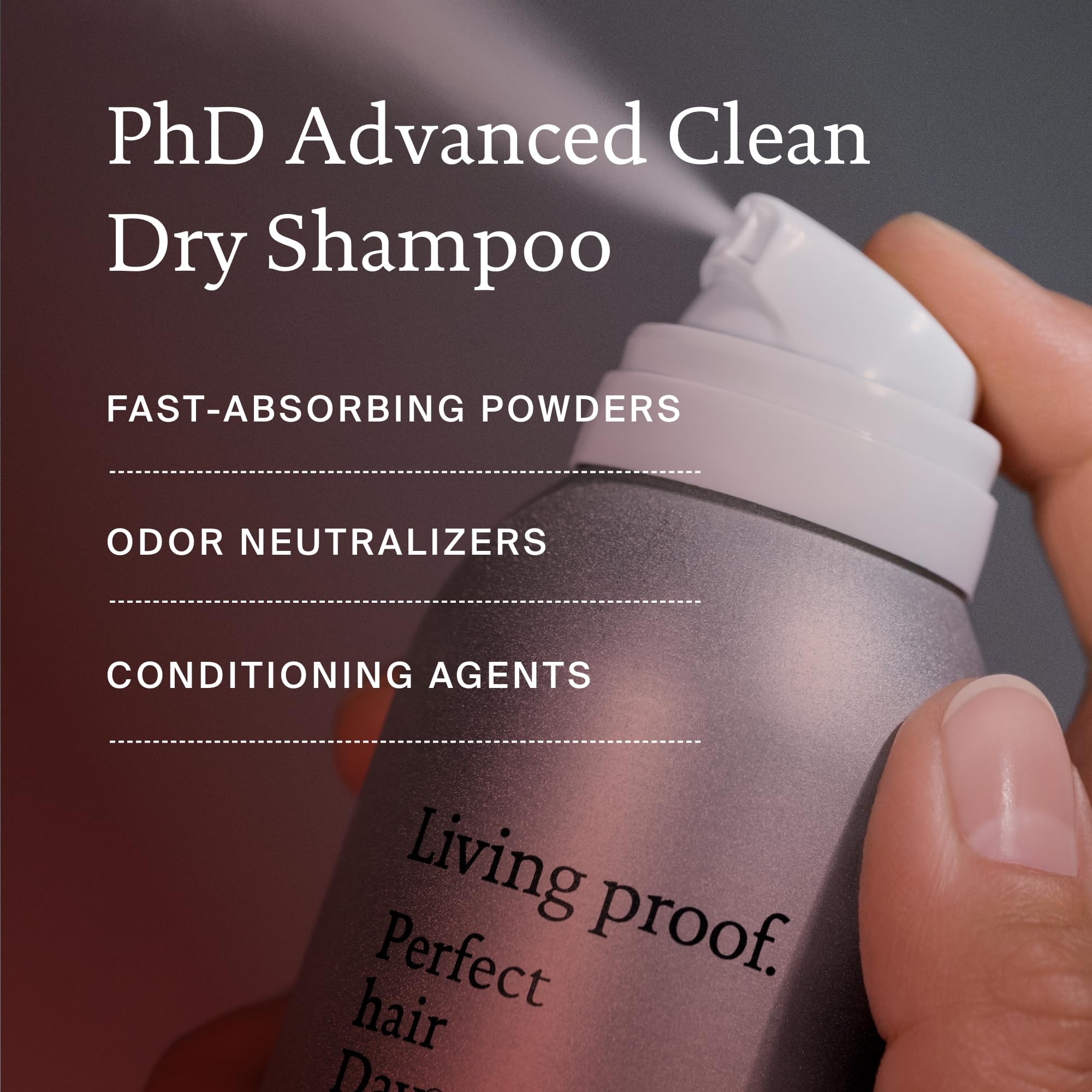 Living Proof Perfect Hair Day Advanced Clean Dry Shampoo – Velvet Amber Limited Edition, 5.5 oz