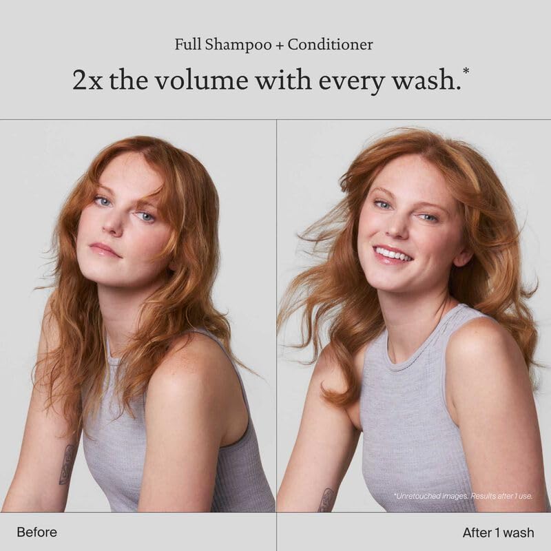 Living Proof Voluminous Hair Essentials Kit — Travel-Size Shampoo, Conditioner, Texture Foam & Dry Volume Spray