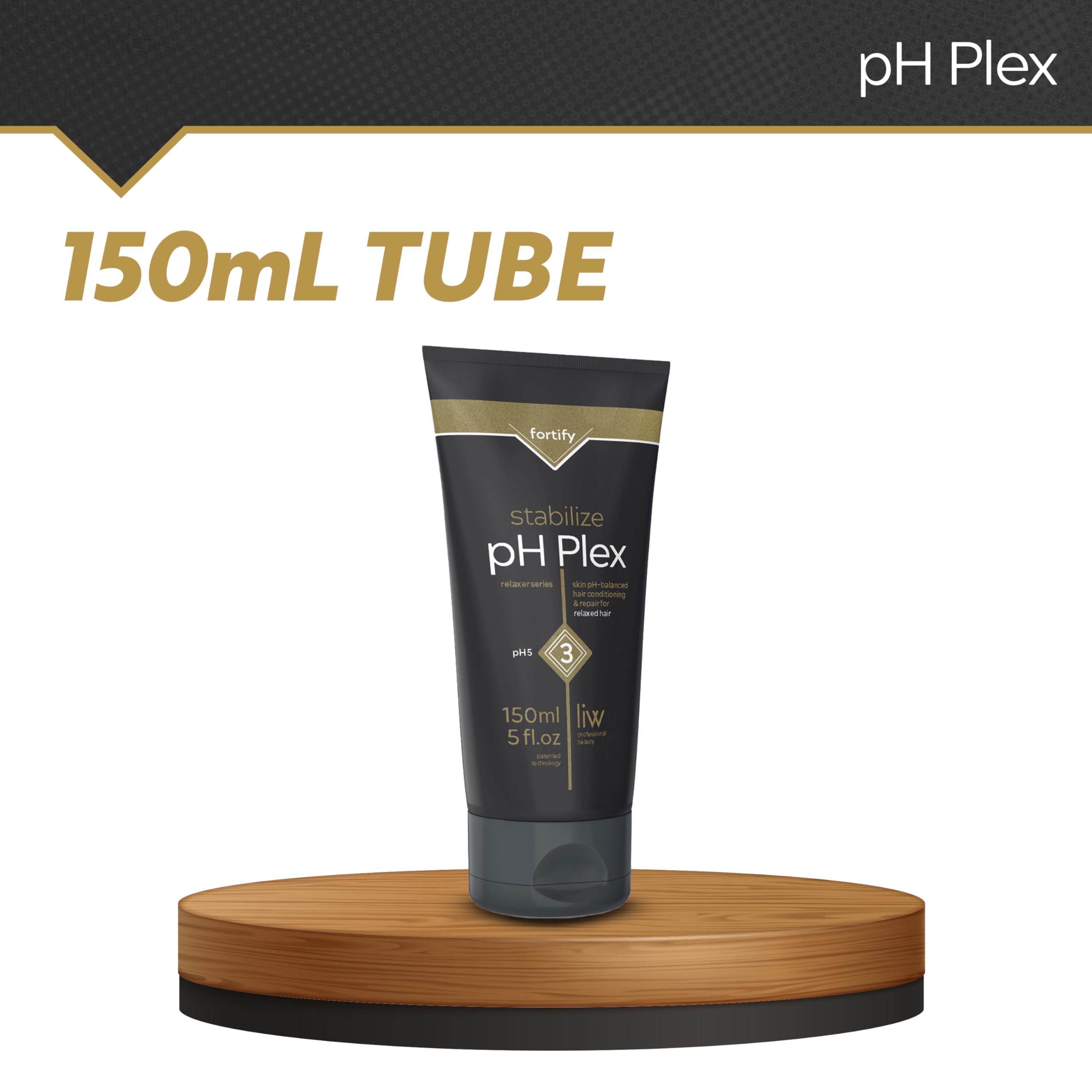 LIW Hair Conditioner Nourishing Hair Mask — Fortifies pH Plex Steps 1 & 2 Between Relaxer Treatments (150ml)