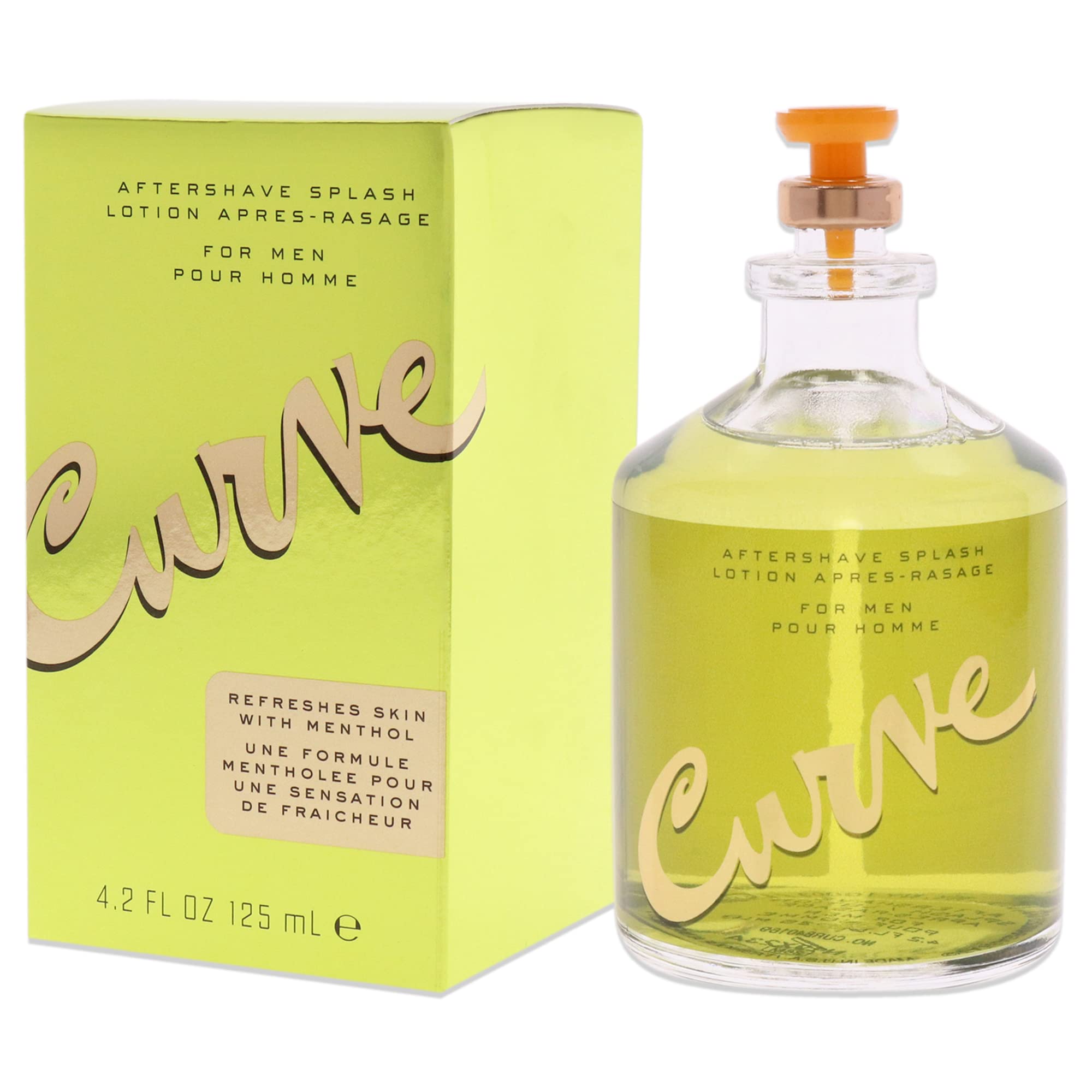 Liz Claiborne Curve for Men Aftershave – 4.2 oz | Fresh Aromatic Green Fragrance