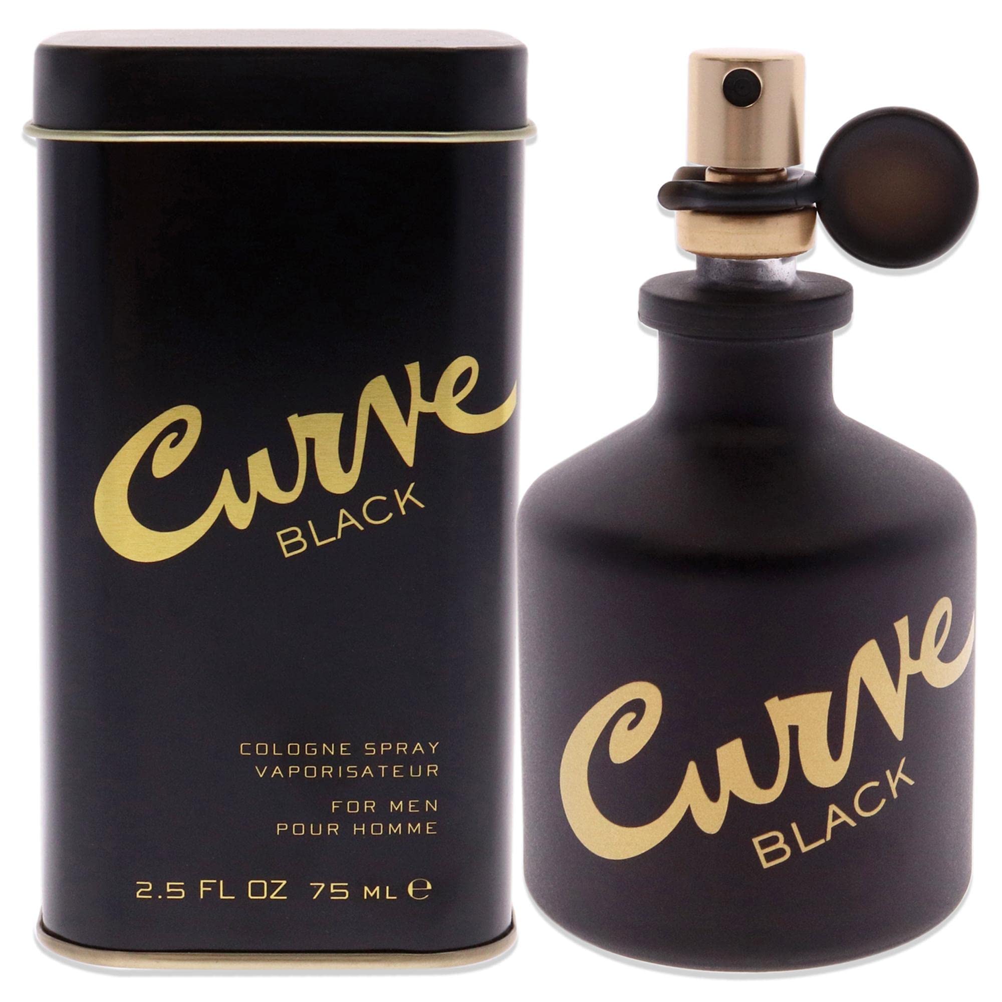Liz Claiborne Curve Black Men Cologne Spray 2.5 oz – Citrus Fresh Daily