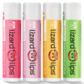Lizard Lips Lip Balm SPF 15 – Variety Pack (4 Flavors): Vanilla, Vanilla Mint, Raspberry, Citrus