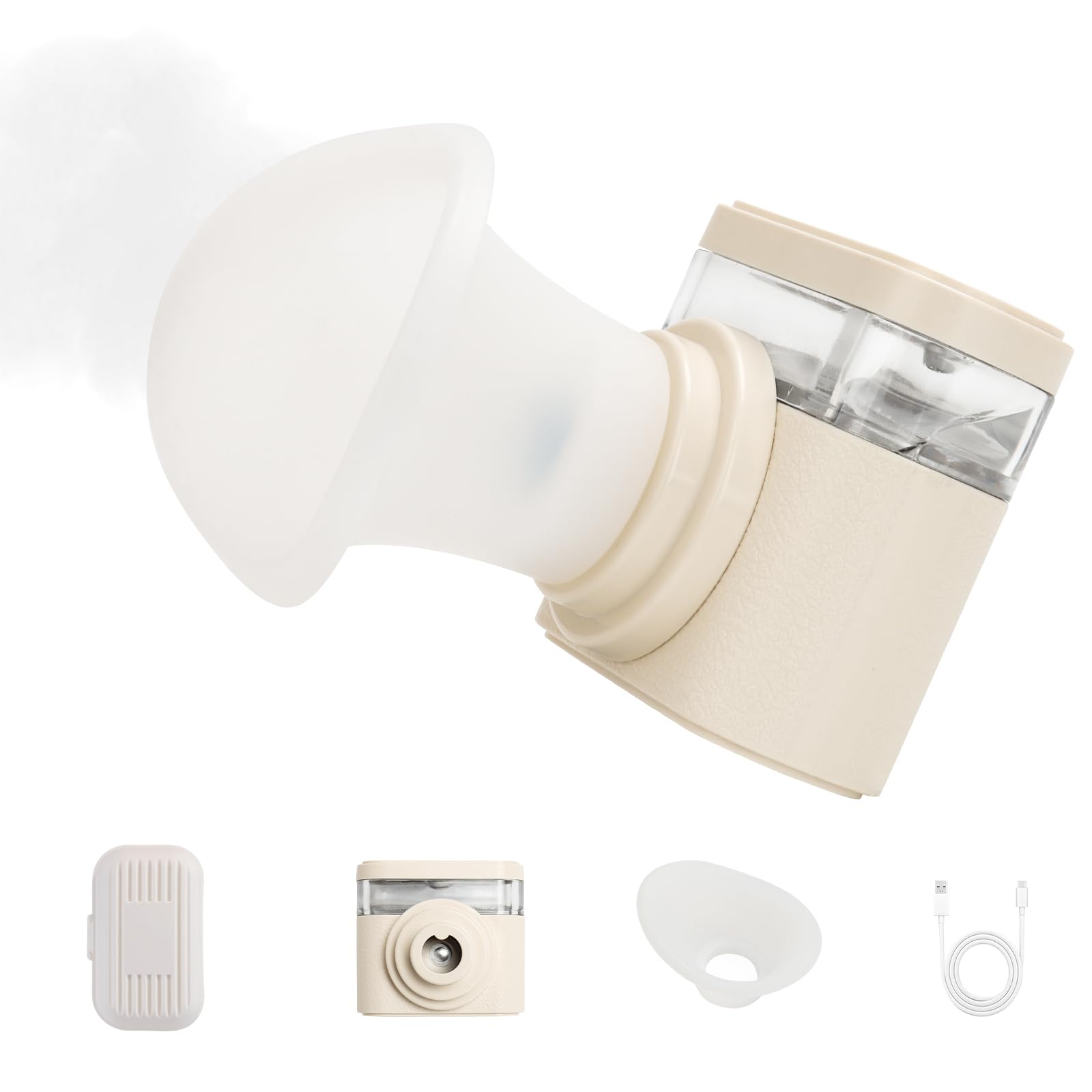 LIZICH Heated Nano Mist Sprayer | Eye Steamer for Dry Eyes, Portable Warm Mist Therapy