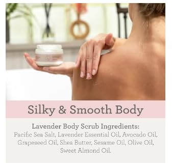 Lizush Luxury Lavender Spa Gift Set for Women – 15-Piece Body Care Kit, Handmade in the USA
