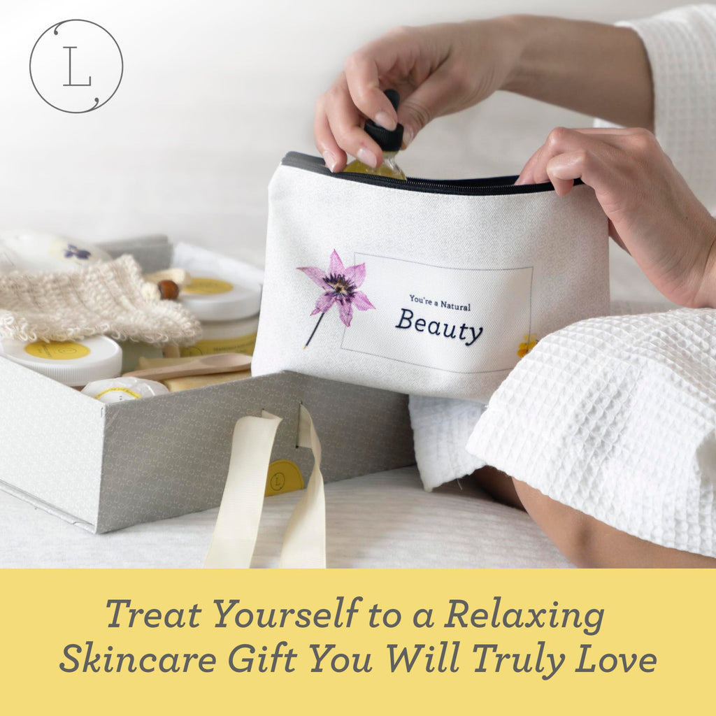 Lizush Luxury Citrus Spa Gift Basket – 15-Piece Handmade Self-Care Set