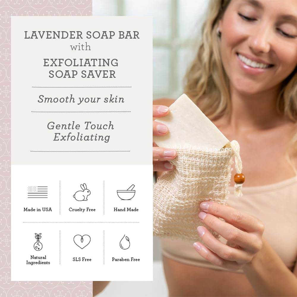 Lizush Luxury Lavender Spa Gift Set for Women – 15-Piece Body Care Kit, Handmade in the USA