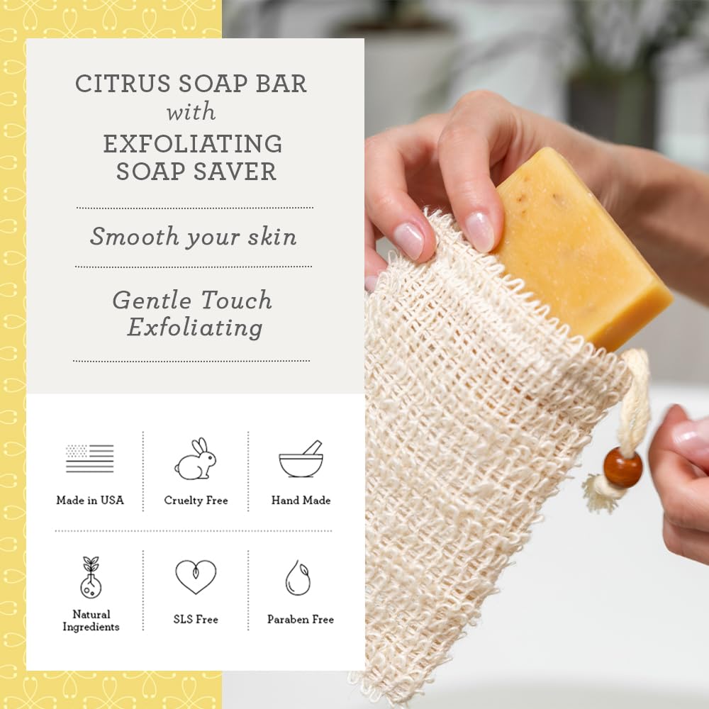 Lizush Luxury Citrus Spa Gift Set – 7-Piece Handmade Gift Box for Women (USA)