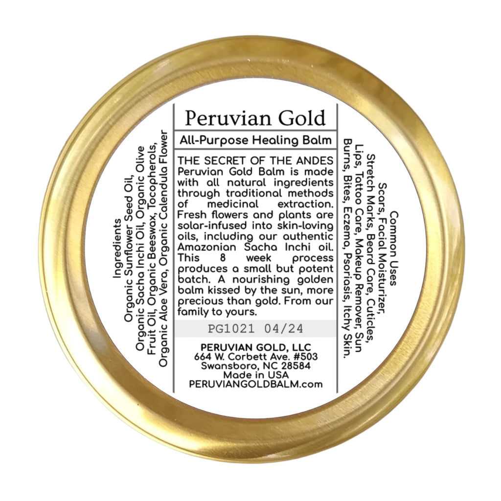 Llama Mama Peruvian Gold: All-Purpose Healing Balm | Organic, Fair-Trade, 2 oz