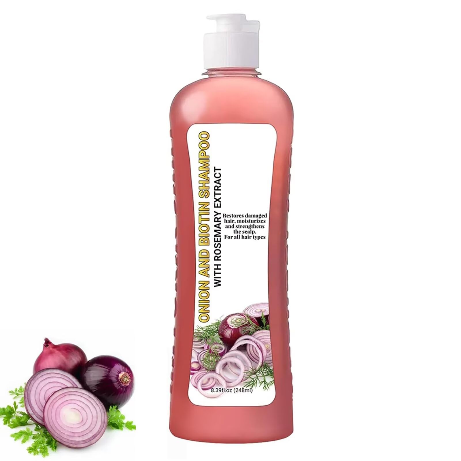 LMDGDS Onion Biotin & Rosemary Shampoo – Soft Hair, Shine & Thinning Hair Support