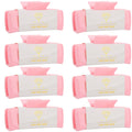 Loanzeg 8pcs Bridesmaid Hair Claw Clips – 4.1 Inch Square, No-Slip French Design, Bridal Shower Gift Set