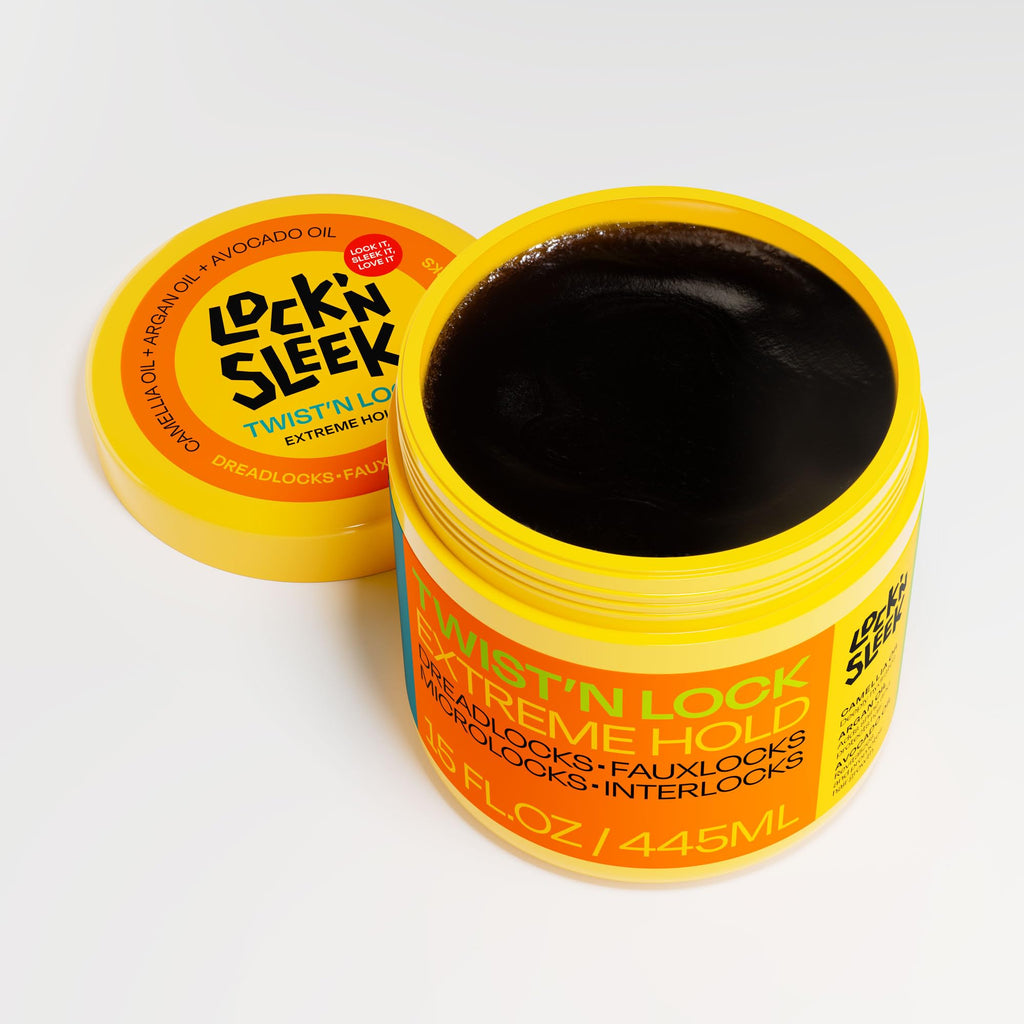 LOCK'N SLEEK Braiding Gel – Extreme Hold for Braids, Locs & Edges | Flake-Free Shine
