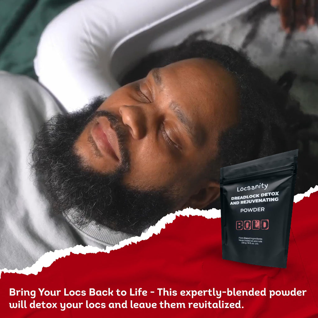 Locsanity BOLD Locs Detox & Rejuvenate Dreadlock Powder – ACV Alternative | 8oz