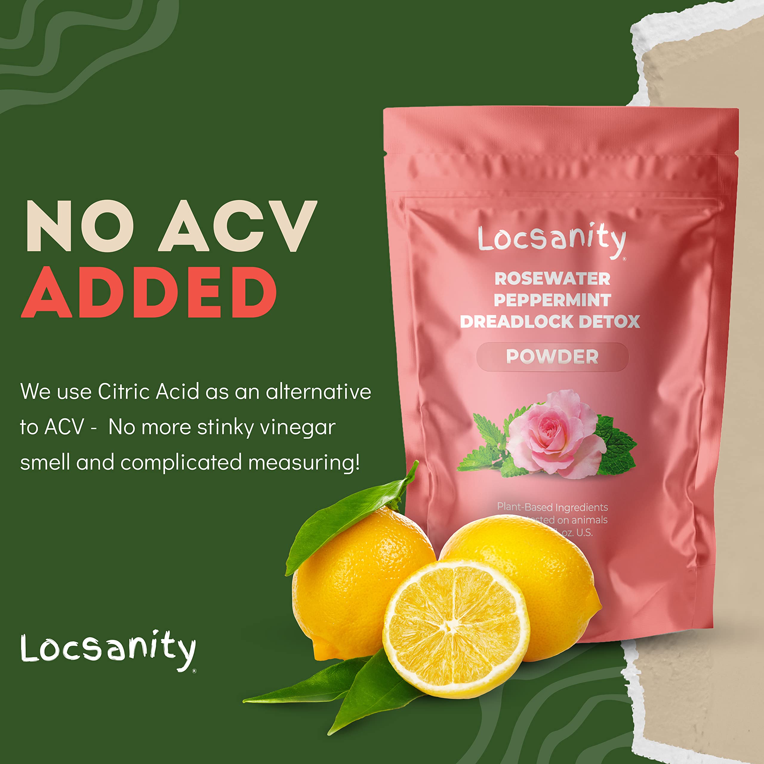 Locsanity Dreadlock Detox Powder & Cleansing Conditioner | Deep Clean Locs