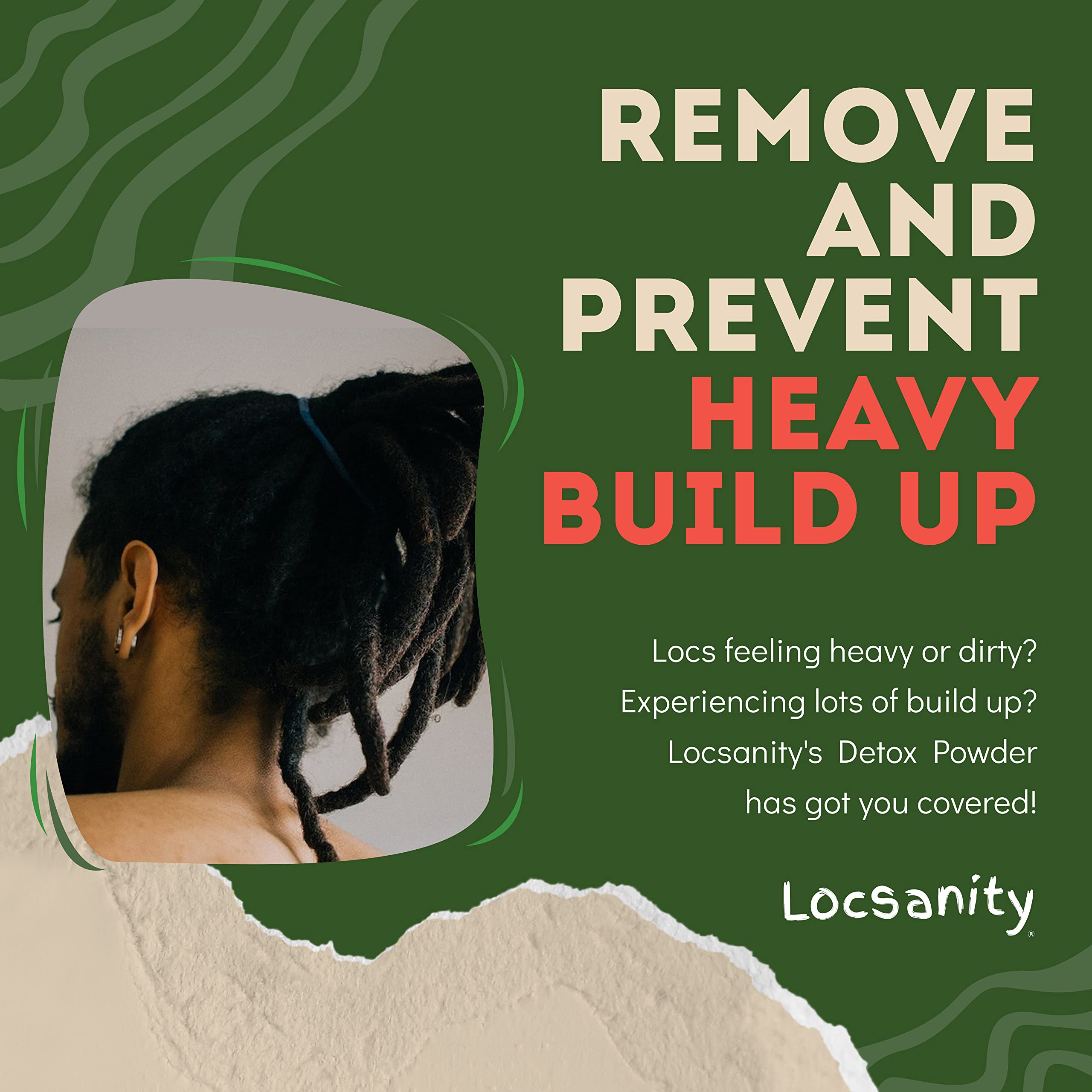 Locsanity Dreadlock Detox Powder & Cleansing Conditioner | Deep Clean Locs