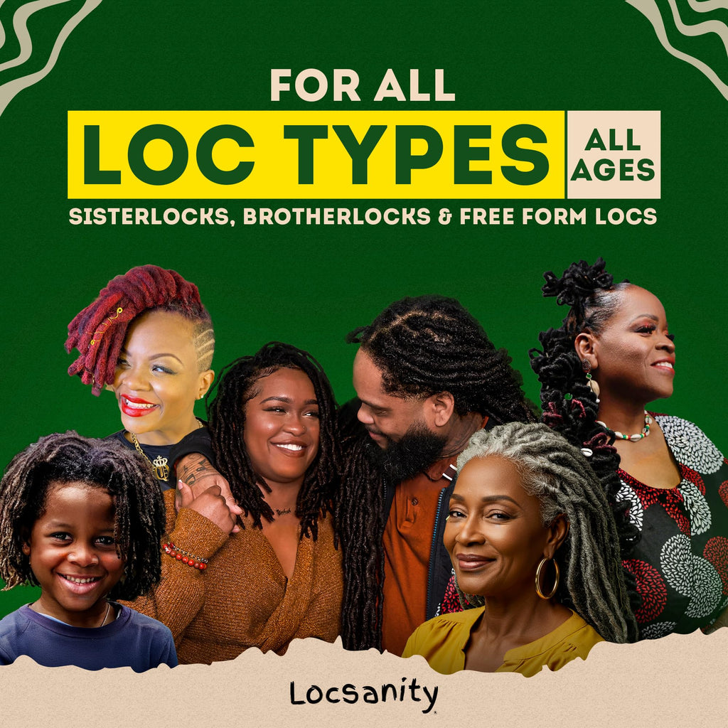 Locsanity Rosewater & Peppermint Daily Moisturizing Spray – Jumbo 32oz for Hydrated Locs & Scalp