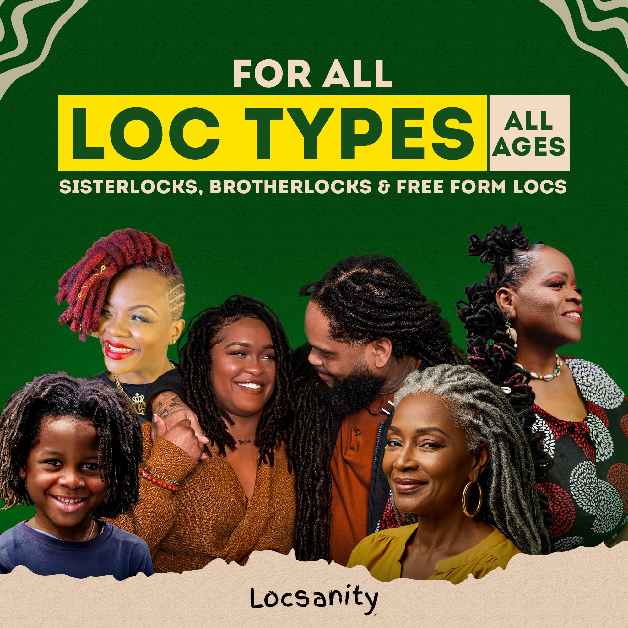 Locsanity Rosewater & Peppermint Daily Moisturizing Spray – Jumbo 32oz for Hydrated Locs & Scalp