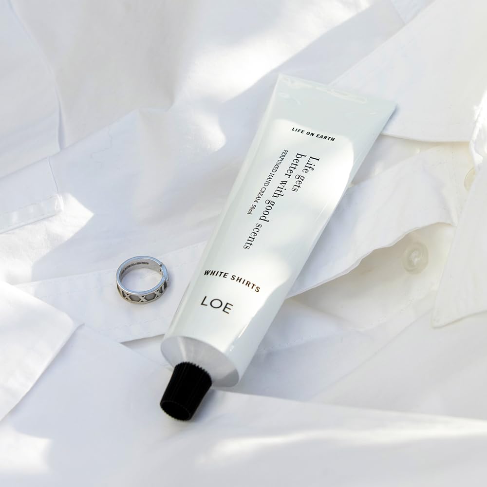 LOE Life On Earth Perfumed Hand Cream – White Shirts Linen Floral, 50ml