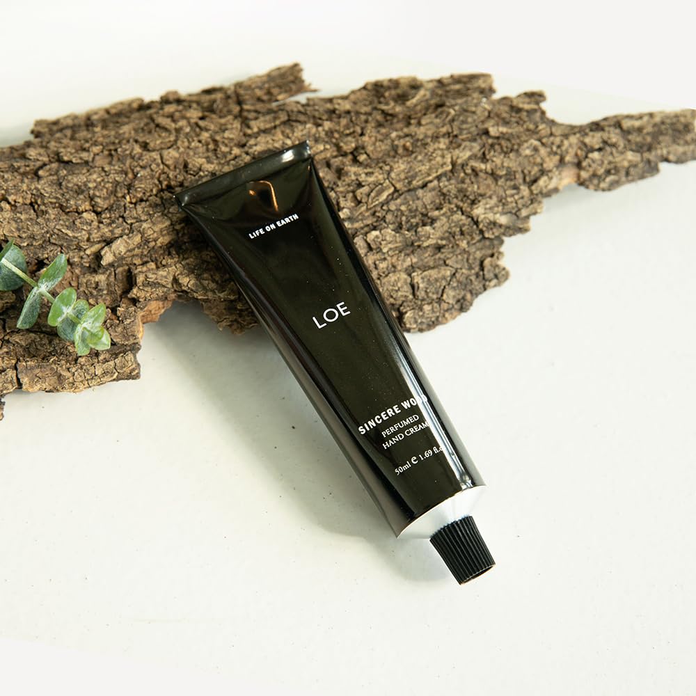 LOE Life On Earth Perfumed Hand Cream – SINCERE WOOD, 50ml | Vegan & Cruelty-Free